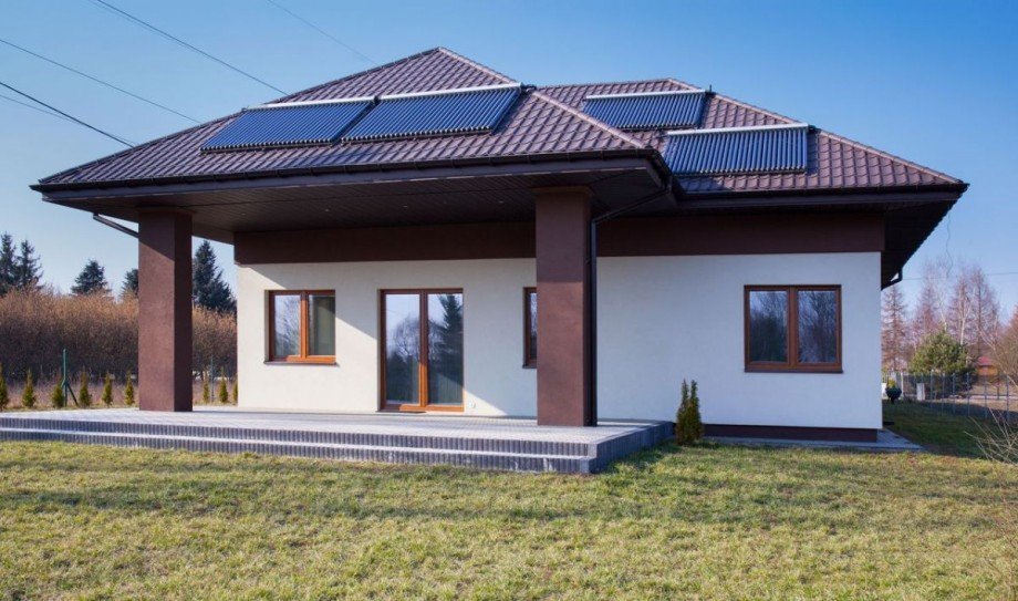 Ansicht Einfamilienhaus �strich Winkel