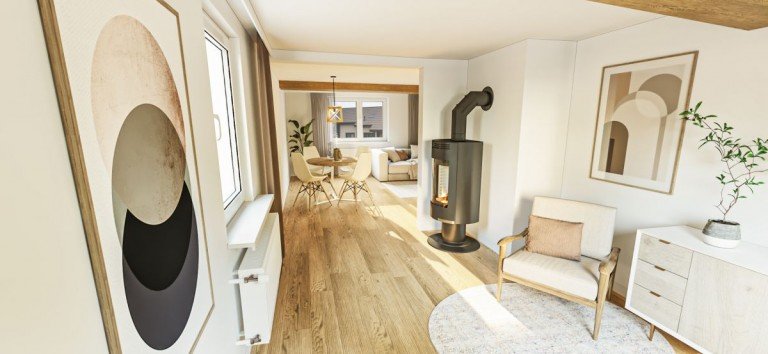 Wohnzimmer Dillendorf Bauernhaus Bauernhaus - Hofanlage - Scheune