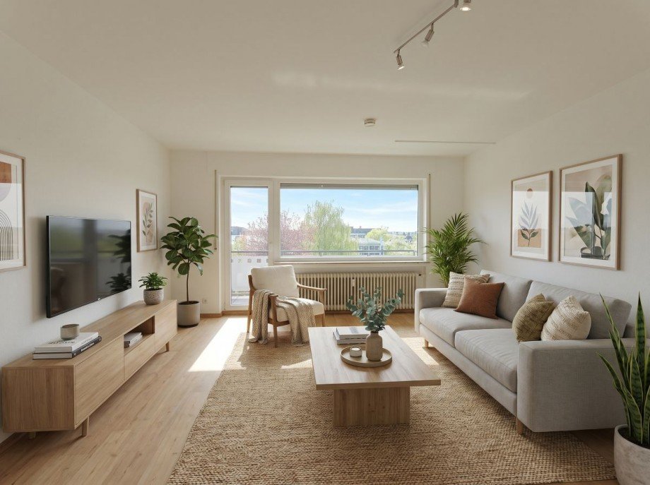Wohnzimmer Etagenwohnung Simmern