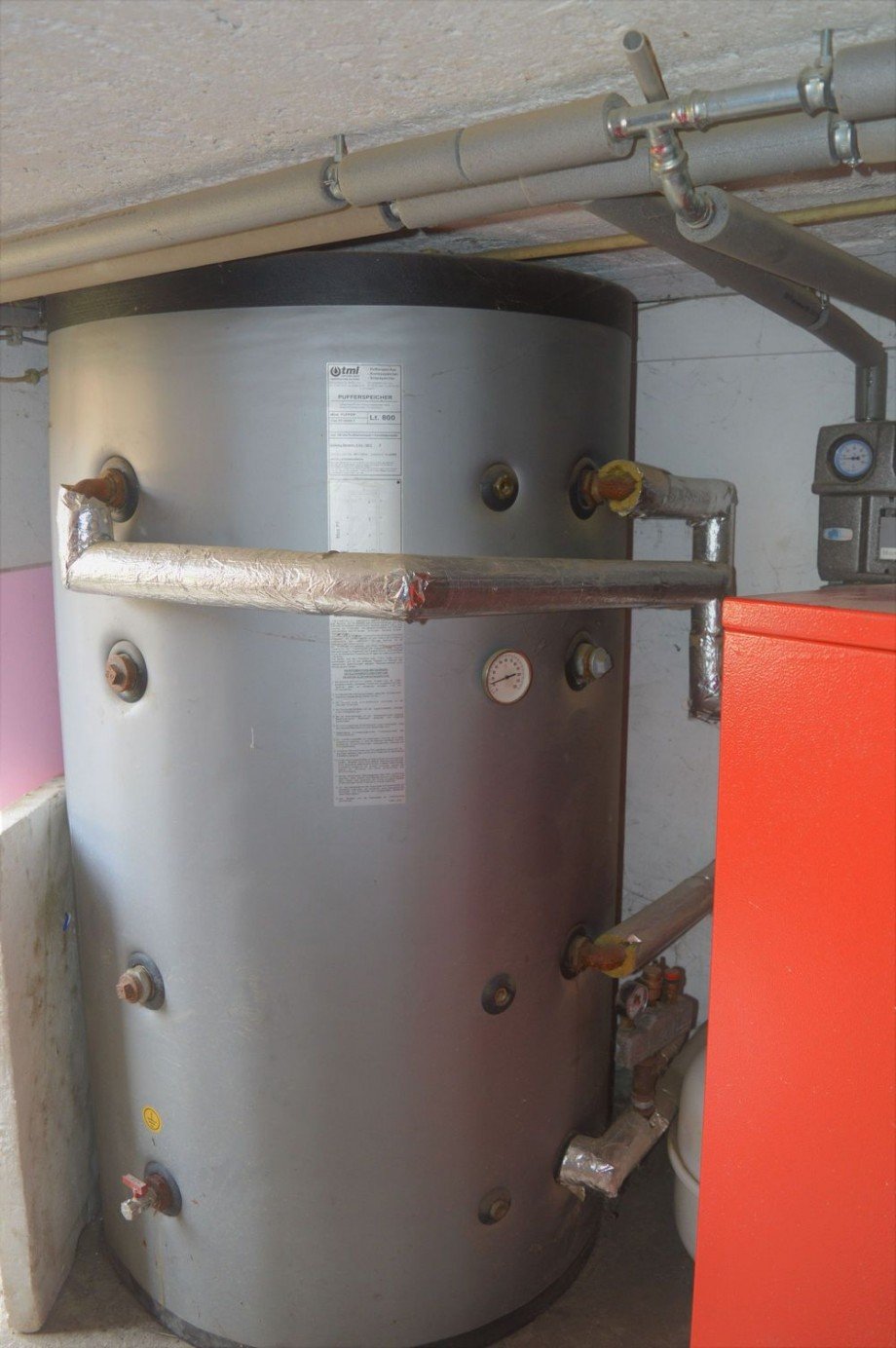Warmwasserspeicher 800 L Einfamilienhaus Tiefenbach
