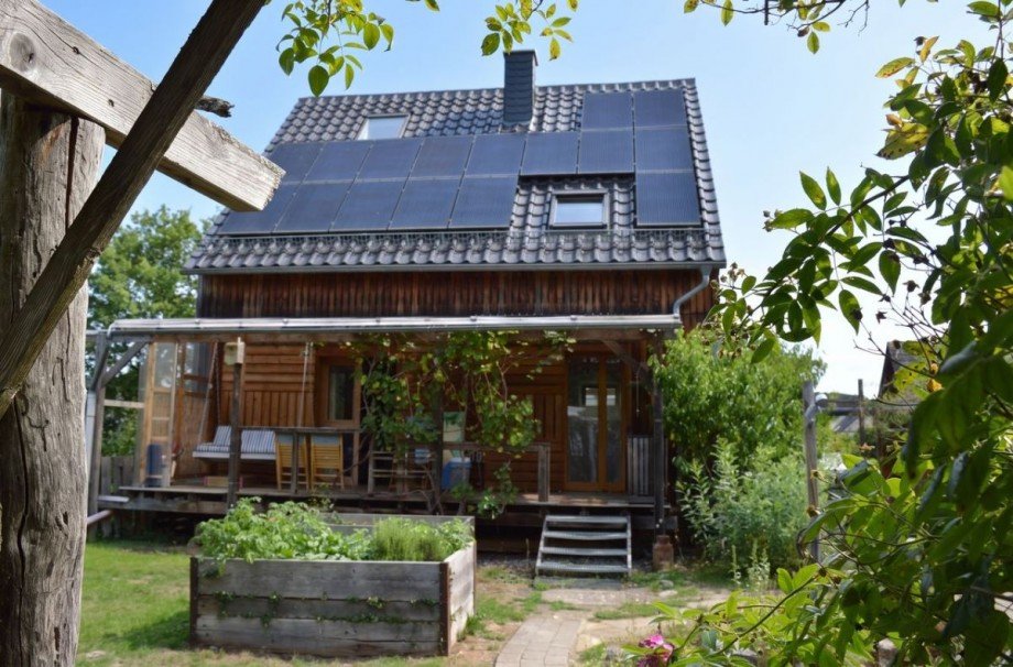 Ansicht mit Balkon Einfamilienhaus Dillendorf